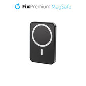 FixPremium - MagSafe PowerBank with Stand 5000mAh, black