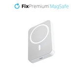 FixPremium - MagSafe PowerBank with Stand 5000mAh, white
