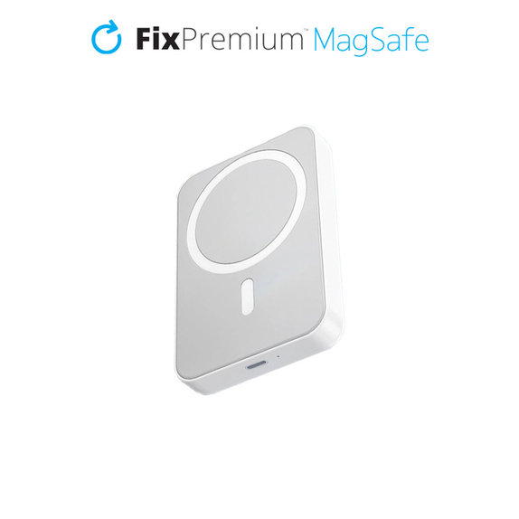 FixPremium - MagSafe PowerBank with Stand 10 000mAh, white