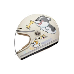 Kids Helmet for E-Scooter and Bike (46 - 52 cm) (Dog)