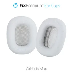 FixPremium - Spare Ear Pads for Apple AirPods Max (Eco-Leather), white