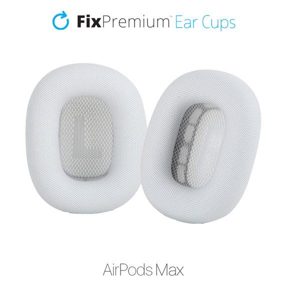 Replacement Ear Pads for Apple AirPods Max (Eco-Leather), white