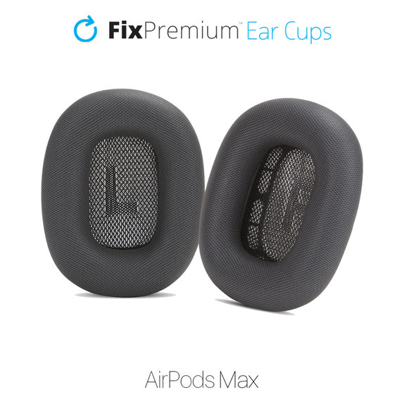 Replacement Ear Pads for Apple AirPods Max (Eco-Leather), space gray