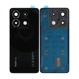 Xiaomi Redmi Note 13 Pro 5G 2312DRA50C - Battery Cover (Midnight Black) - 5600090N1600 Genuine Service Pack