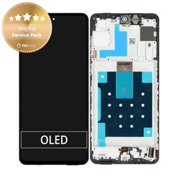 Samsung Galaxy M55 M556B - LCD Display + Touch Screen + Frame (Black) - GH81-25791A Genuine Service Pack