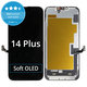Display Soft OLED for iPhone 14 Plus, Touch Screen with Frame, FixPremium