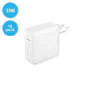 USB-C charging adapter, 30W, compatible with Apple, 10 pack