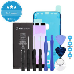 Apple iPhone 11 - Battery 3110mAh FixPremium + Battery Adhesive + LCD Adhesive + Toolkit - Multipack