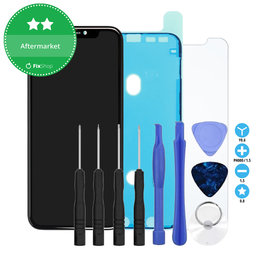 Apple iPhone 11 - LCD Display + Touch Screen + Frame TFT + LCD Adhesive + Tempered Glass + Toolkit - Multipack