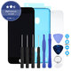 Display In-Cell for iPhone 8, SE (2020), SE (2022), Black, Touch Screen with Frame, Adhesive, Tempered Glass, Toolkit, FixPremium