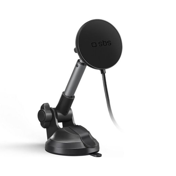 SBS - Car Holder with arm & MagSafe, 15W, black