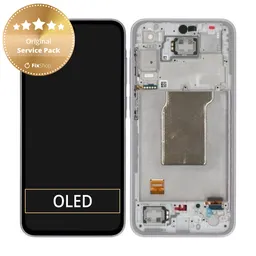 Samsung Galaxy A35 A356B - LCD Display + Touch Screen + Frame (Awesome Lilac) - GH82-34221C Genuine Service Pack