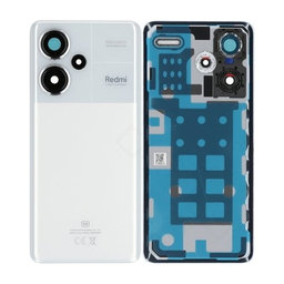 Xiaomi Redmi Note 13 Pro+ 23090RA98C - Battery Cover (Moonlight White) - 560033N16U00 Genuine Service Pack