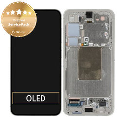 Samsung Galaxy S24 S921B - LCD Display + Touch Screen + Frame (Amber Yellow) - GH82-33287D Genuine Service Pack