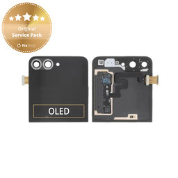 Samsung Galaxy Z Flip 6 F741B - LCD Display + Touch Screen + Frame (External) (Crafted Black) - GH97-30012E Genuine Service Pack