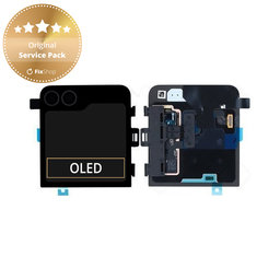 Samsung Galaxy Z Flip 6 F741B - LCD Display + Touch Screen + Frame (External) (Crafted Black) - GH97-30012E Genuine Service Pack