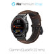 FixPremium - Leather Strap for Garmin (QuickFit 22mm), brown