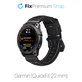 FixPremium - Leather Strap for Garmin (QuickFit 22mm), black