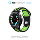 FixPremium - Silicone Sports Strap for Garmin (22mm), black