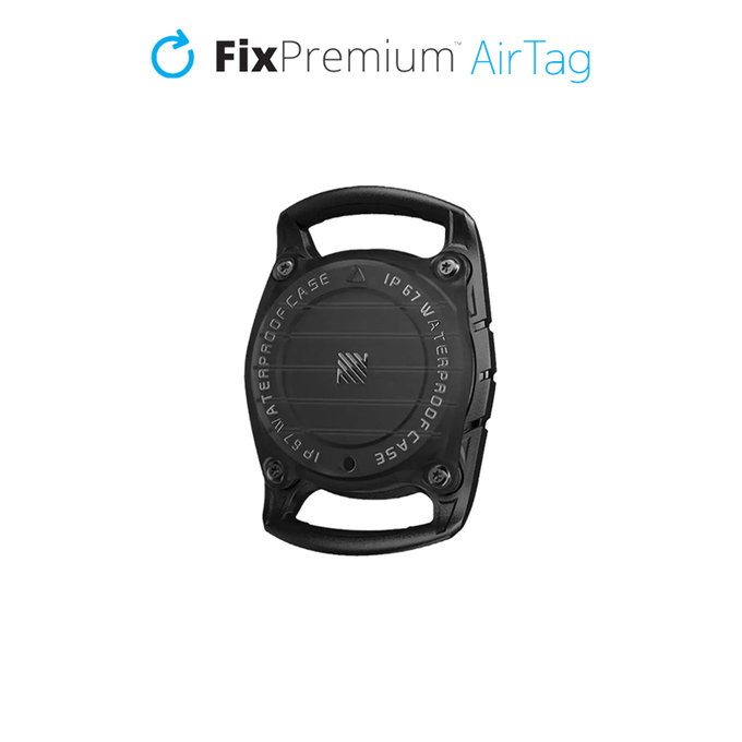 FixPremium - AirTag Collar for Dogs and Cats, black