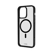 SBS - Mag Frame Case Compatible with MagSafe for iPhone 15 Pro Max, black