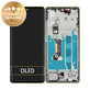 Motorola Moto G85 5G - LCD Display + Touch Screen + Frame (Olive Green) - 5D68C24855 Genuine Service Pack