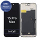 Display In-Cell FHD for iPhone 15 Pro Max, Touch Screen with Frame, FixPremium