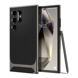 Spigen - Case Neo Hybrid for Samsung Galaxy S24 Ultra, Gunmetal