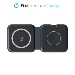 FixPremium - MagSafe Duo for iPhone & Apple Watch, black