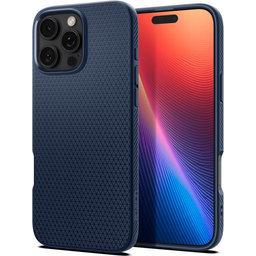 Spigen - Case Liquid Air for iPhone 16 Pro Max, navy blue