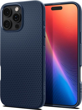 Spigen - Case Liquid Air for iPhone 16 Pro Max, navy blue