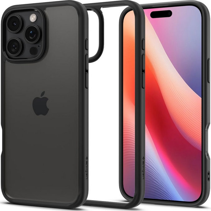 Spigen - Case Ultra Hybrid for iPhone 16 Pro Max, matte black
