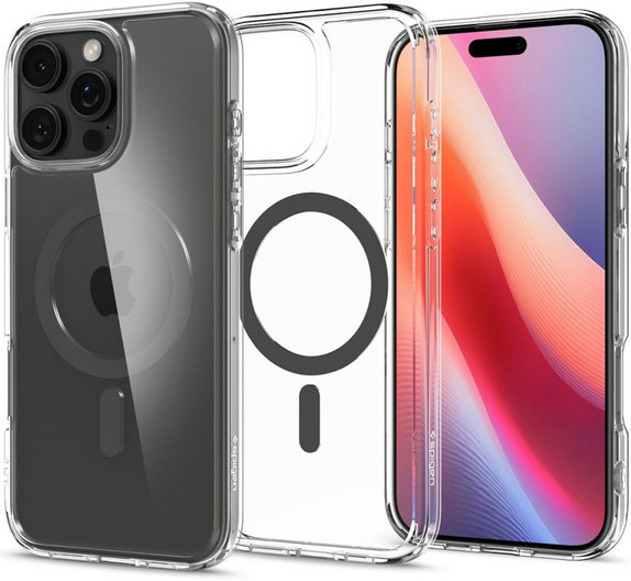 Spigen - Case Ultra Hybrid with MagSafe for iPhone 16 Pro Max, black