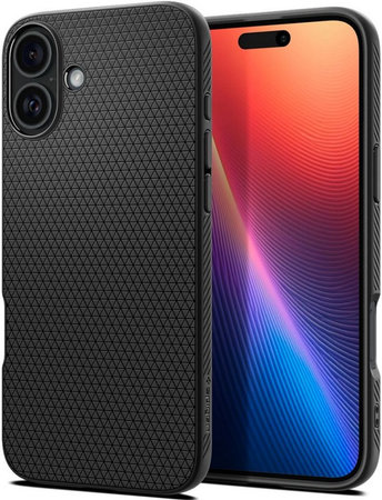 Spigen - Case Liquid Air for iPhone 16 Plus, matte black