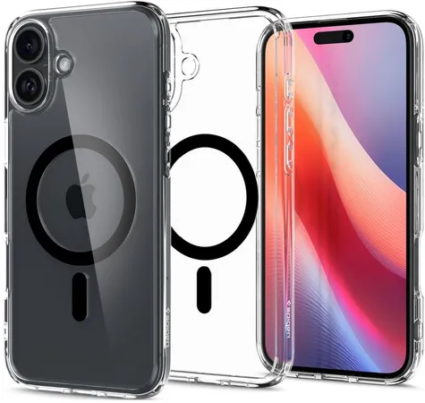 Spigen - Case Ultra Hybrid with MagSafe for iPhone 16 Plus, black