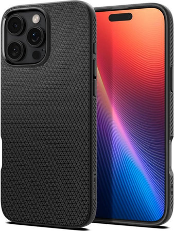 Spigen - Case Liquid Air for iPhone 16 Pro, matte black