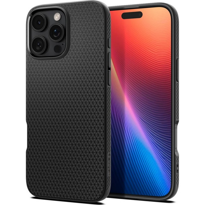 Spigen - Case Liquid Air for iPhone 16 Pro, matte black