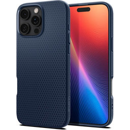 Spigen - Case Liquid Air for iPhone 16 Pro, navy blue