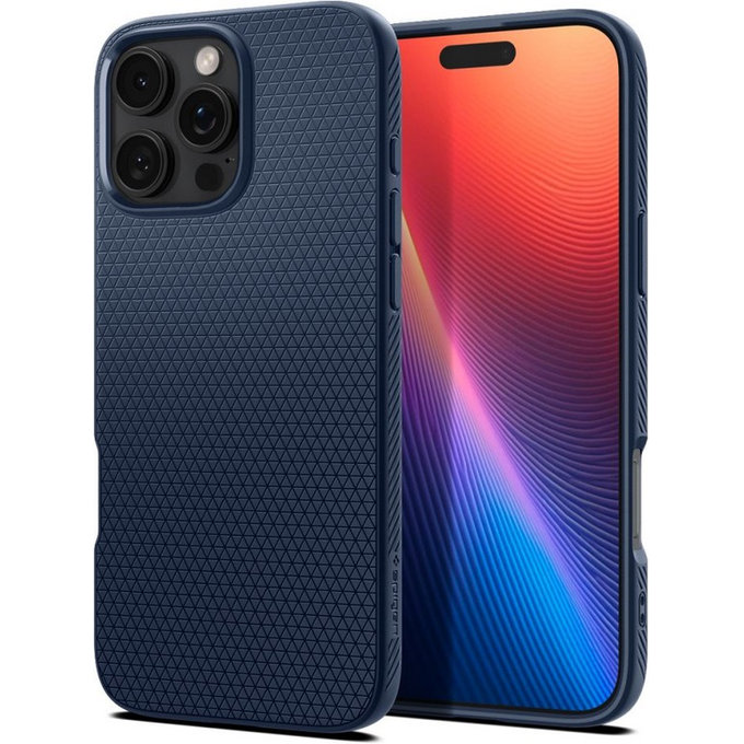 Spigen - Case Liquid Air for iPhone 16 Pro, navy blue