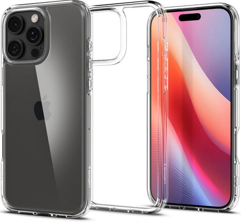 Spigen - Case Ultra Hybrid for iPhone 16 Pro, crystal clear