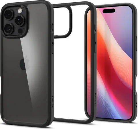 Spigen - Case Ultra Hybrid for iPhone 16 Pro, matte black