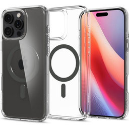 Spigen - Case Ultra Hybrid with MagSafe for iPhone 16 Pro, black