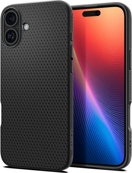 Spigen - Case Liquid Air for iPhone 16, matte black