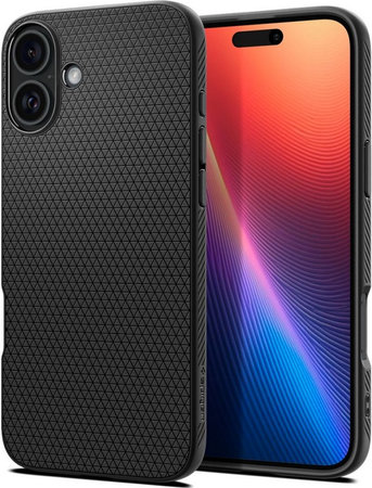Spigen - Case Liquid Air for iPhone 16, matte black