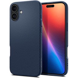 Spigen - Case Liquid Air for iPhone 16, navy blue