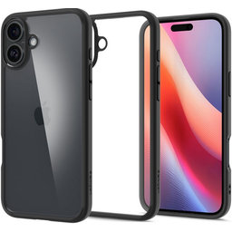 Spigen - Case Ultra Hybrid for iPhone 16, matte black