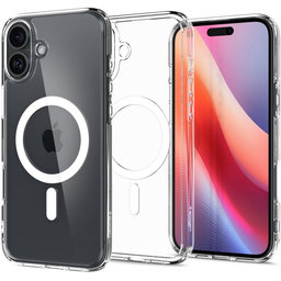 Spigen - Case Ultra Hybrid with MagSafe for iPhone 16, white
