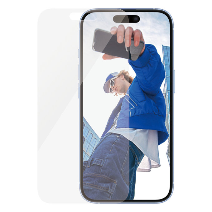 PanzerGlass - Tempered Glass for iPhone 16, transparent