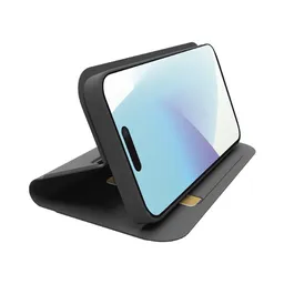 SBS - Case Book Wallet Smooth for iPhone 16 Plus, black