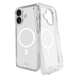 SBS - Case Light Mag with MagSafe for iPhone 16 Plus, transparent